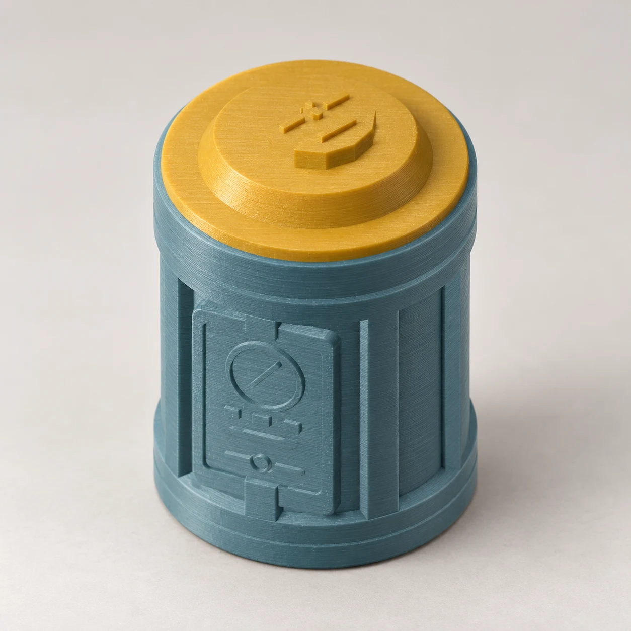 Rendered design preview — illustrative finish and lighting, not a photo of a finished print.