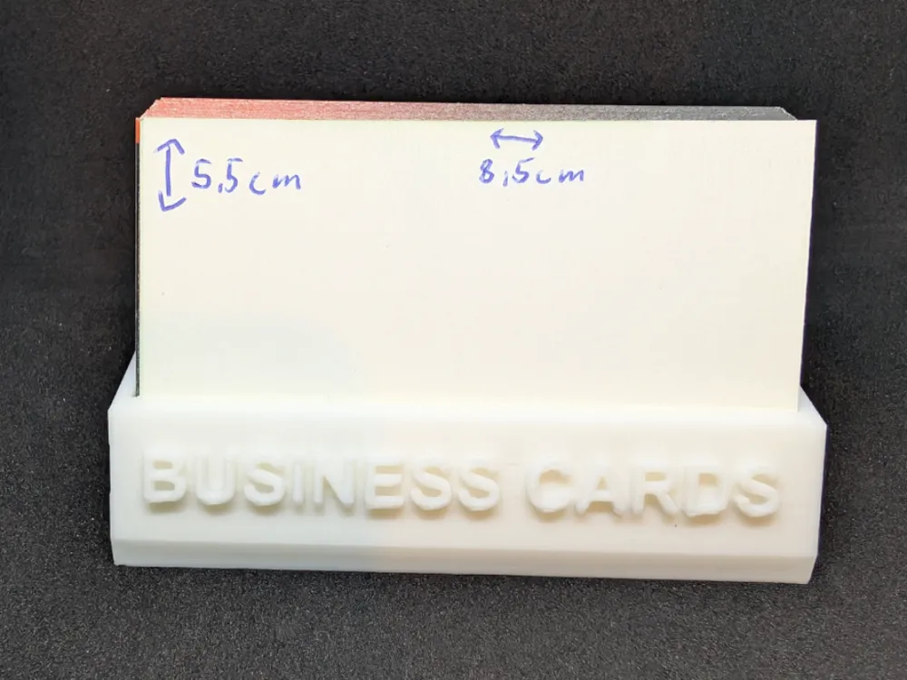 Simple Business Card Stand — creator reference