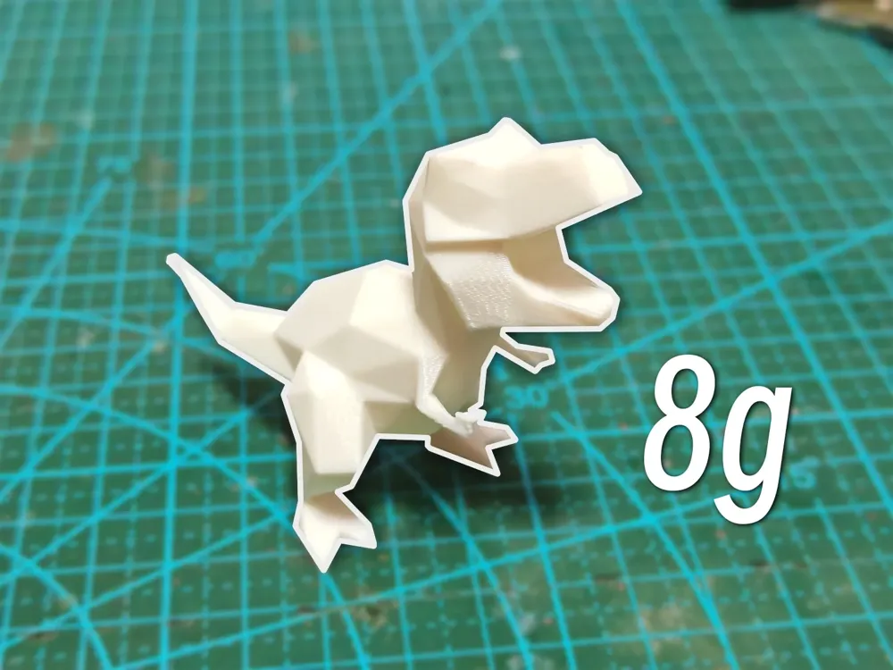 Low-poly T. rex — creator reference